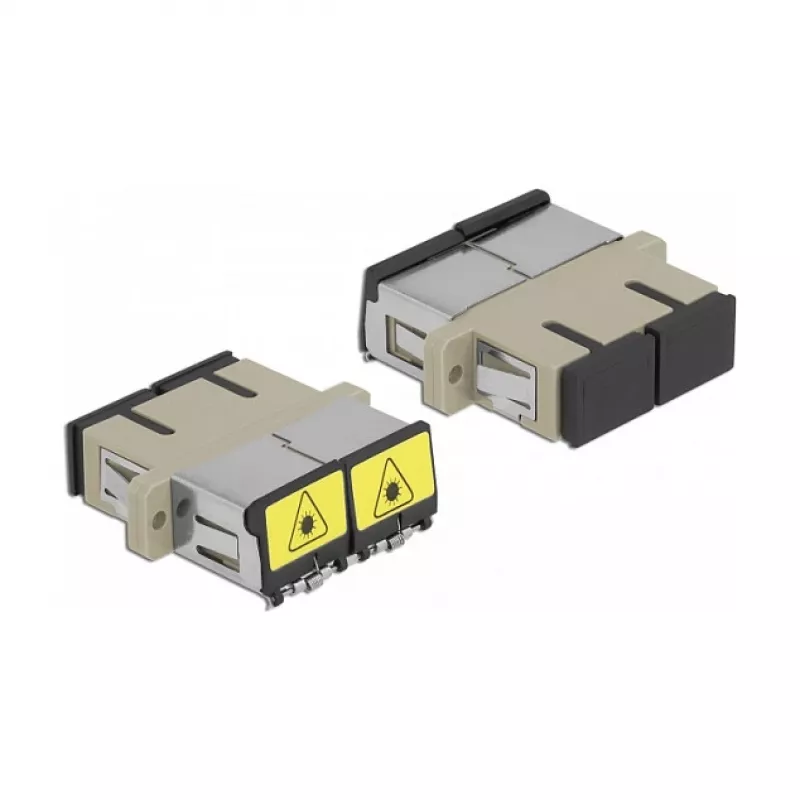 Łącznik światłowodowy DeLOCK 86894 SC Duplex Multi-mode Beżowy