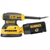 Szlifierka oscylacyjna DeWalt DWE6423-QS, 280 W, 8 000–12 000 OPM, orbita 2,6 mm, 1,28 kg