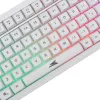Zestaw klawiatura i mysz Baracuda BGC-012 Orca biały — biały zestaw klawiatury i myszy