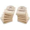 Worki na kurz Karcher 6.904-333.0 do odkurzaczy cylindrycznych, papier, piaskowy, 10 szt.