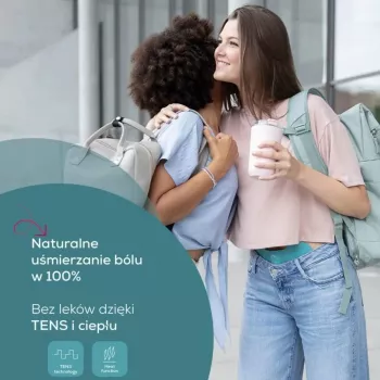 Urządzenie relaksacyjne menstruacyjne Beurer EM 55 z technologią TENS do łagodzenia bólu brzucha