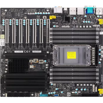Super Micro SUPERMICRO X12SPA-TF - Płyta główna - Erweitertes ATX - Gniazdo LGA4189 - Chipset C621A - USB-C Gen2, USB 3,2 Gen 1, USB 3,2 Gen 2, USB-C Gen 2x2 - 10 Gigabit LAN, Gigab