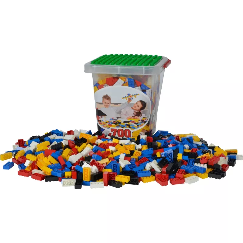 Klocki edukacyjne Simba-Dickie 104114200 — 700 elementów, różne kolory, dla dzieci od 3 lat