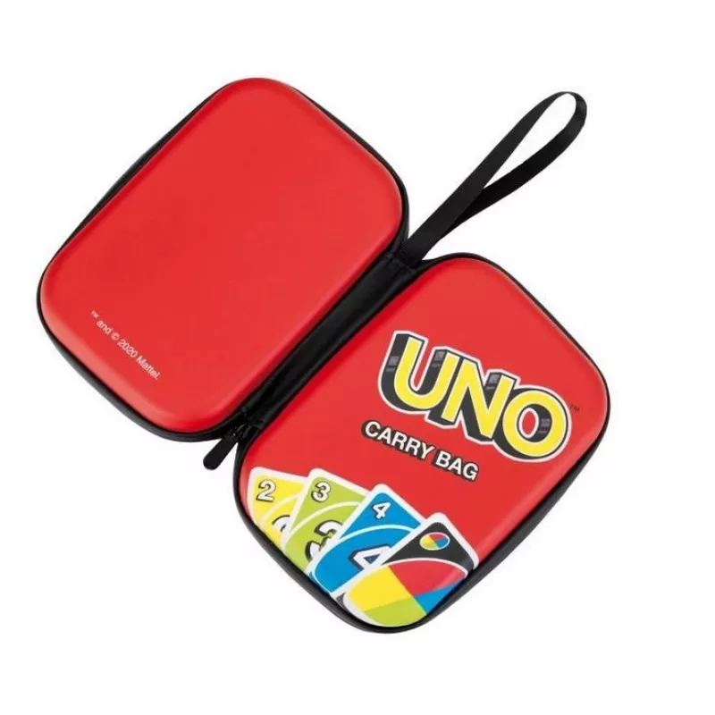 Theo Klein 5901 etui na karty Uno, czerwono-czarne