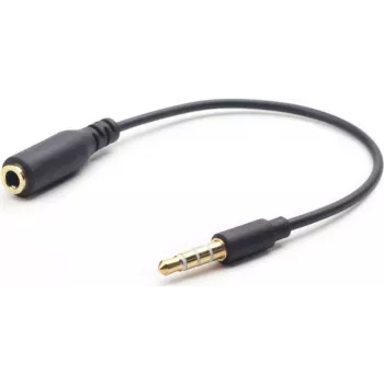Kabel audio Gembird CCA-419 0,18 m 3,5 mm czarny
