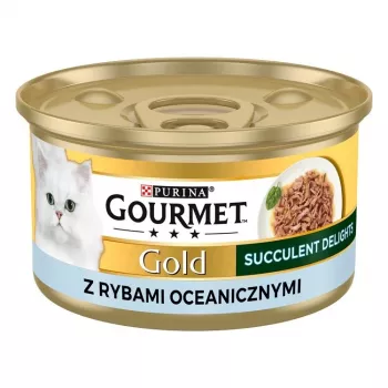 PURINA Gourmet Gold Succulent Delights Ocean fish - mokra karma dla kota - 85g