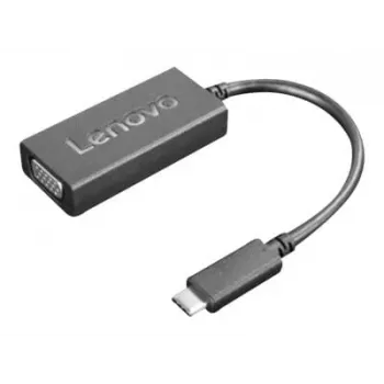 Lenovo 4X90M42956 adapter kabla wideo VGA (D-Sub) USB Type-C Czarny
