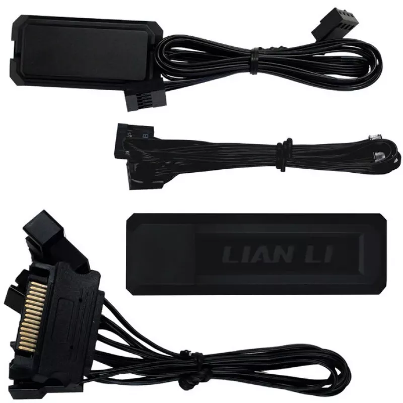 Wentylator obudowy 120 mm ARGB PWM z bezprzewodowym LCD Lian Li UNI FAN TL