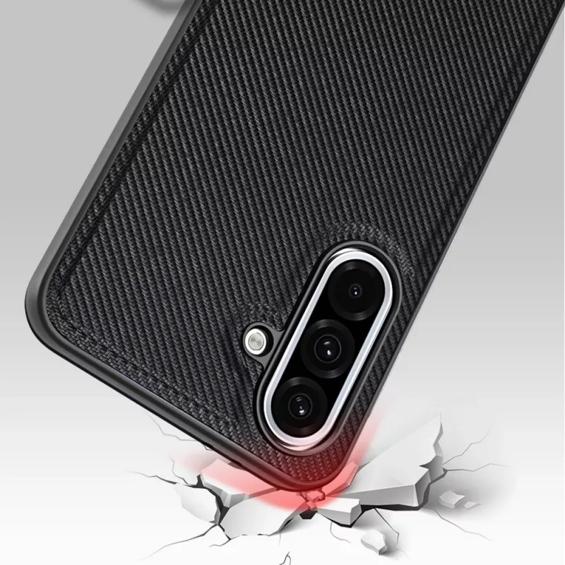 StyleShell NYLO, etui na telefon czarne, Samsung Galaxy A36 5G