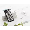 Etui na telefon iKins do iPhone 11 Pro — czarny wzór piramidy
