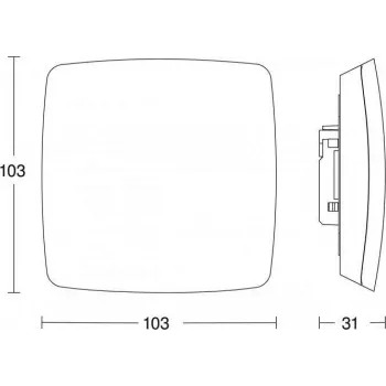 Czujnik obecności Steinel True Presence UP KNX 056339 IP54 360° detekcja