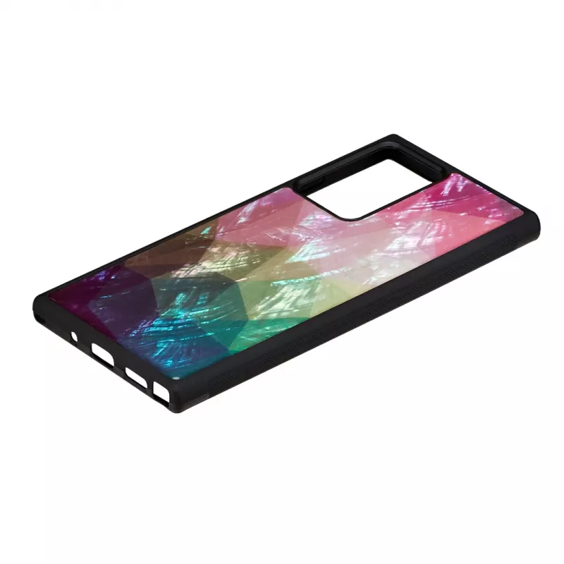 Etui ochronne iKins na Samsung Galaxy Note 20 Ultra — wzór kwiatu wodnego, czarne