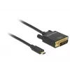 Adapter USB-C na DVI DeLOCK 1m 85320
