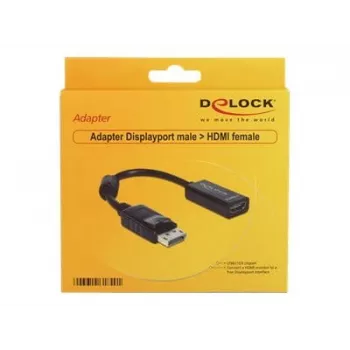 Przejściówka do kabla wideo DeLOCK 61849 0,125 m DisplayPort na HDMI