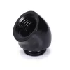Adapter do bloków wodnych Alphacool 17590, mosiądz, czarny, 20 mm × 21 mm × 21 mm