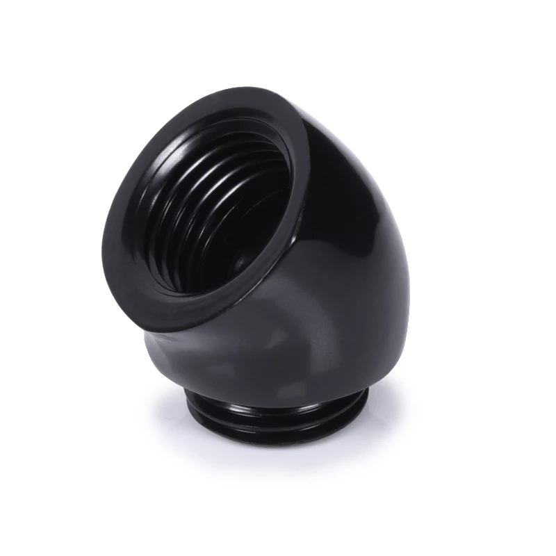 Adapter do bloków wodnych Alphacool 17590, mosiądz, czarny, 20 mm × 21 mm × 21 mm