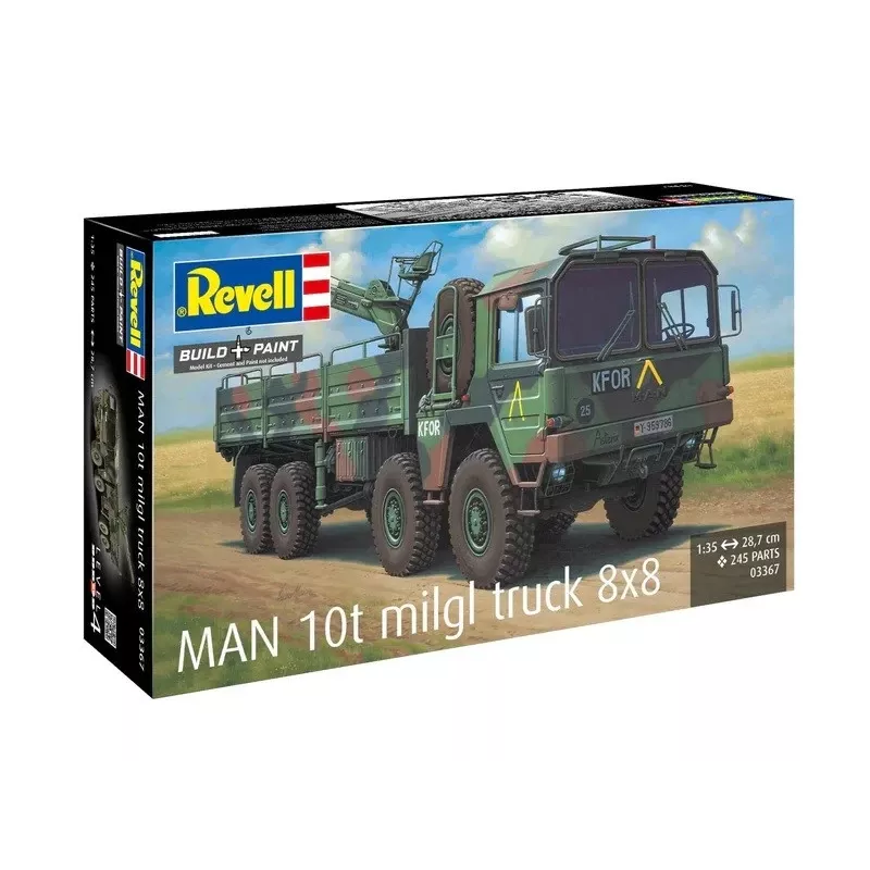 Zestaw modelu plastikowego REVELL Man 10T Milgl 8x8 Truck 1/35