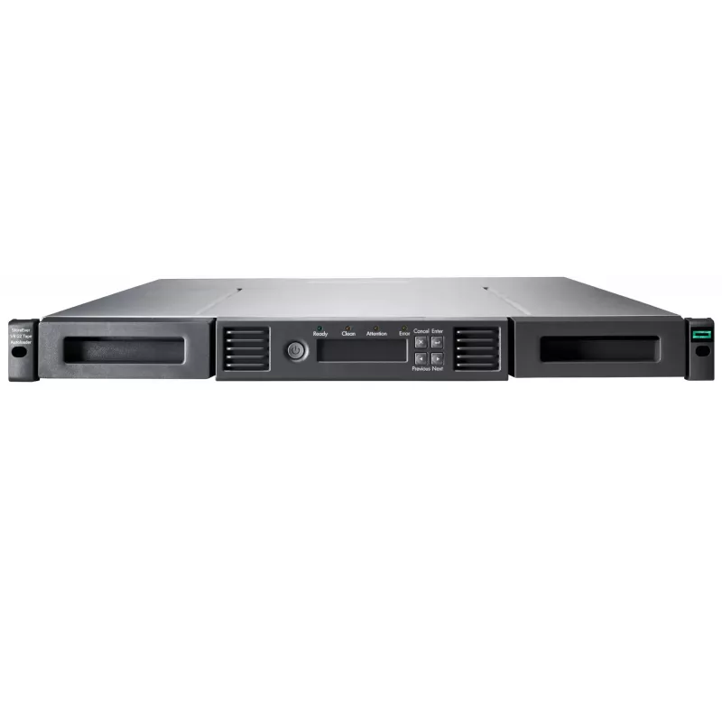 Automat ładujący pamięci masowej HPE MSL 1/8 Tape Autoloader 1× napęd LTO-8 SAS 240 TB