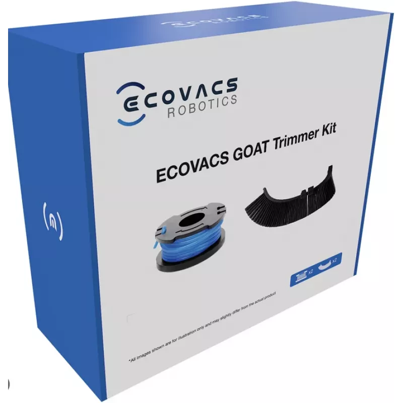 Ecovacs GOAT Zestaw do przycinania GKT010004, zestaw do krawędziowania z żyłką, 2 szt.