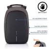 Plecak XDDESIGN P705.291 Antracytowy — 18 l, przegrody na notebooka i tablet, zamykany główny suwak
