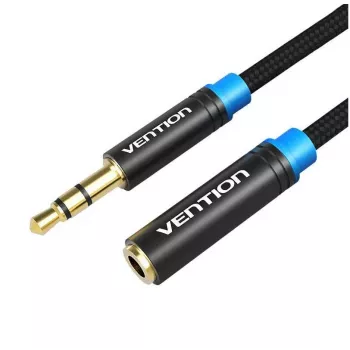 Kabel audio Vention 3,5 mm męski–żeński VAB-B06-B500-M 5 m czarny