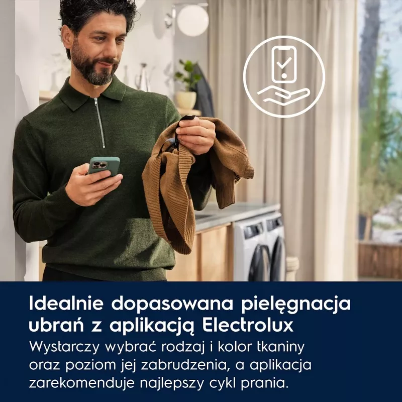 Suszarka bębnowa Electrolux EW7D585UCP 8 kg pompa ciepła, suszenie kondensacyjne