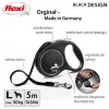 Flexi Czarny Design L 5 m Smycz dla psa zwijana