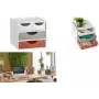 Komoda CEP TERRA NOVA z 4 szufladami, wykończenie biały Sand Terracotta