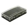 Hub USB DeLOCK 4-portowy zewnętrzny USB 2.0 480 Mbit/s