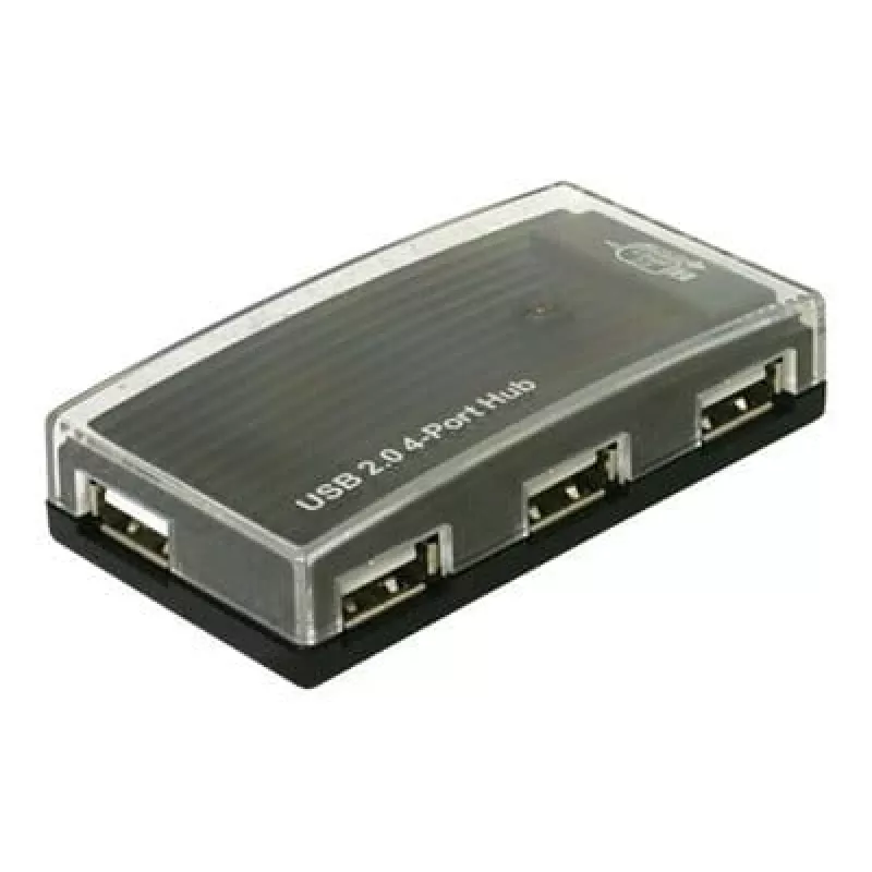 Hub USB DeLOCK 4-portowy zewnętrzny USB 2.0 480 Mbit/s