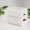 Ładowarka Tellur TLL151321 Type-C PD20W USB QC3.0, szybkie ładowanie 20W PD i QC3.0