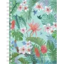 Zeszyt do pisania Herlitz Ladylike Jungle A5 100 arkuszy zielony wielokolorowy