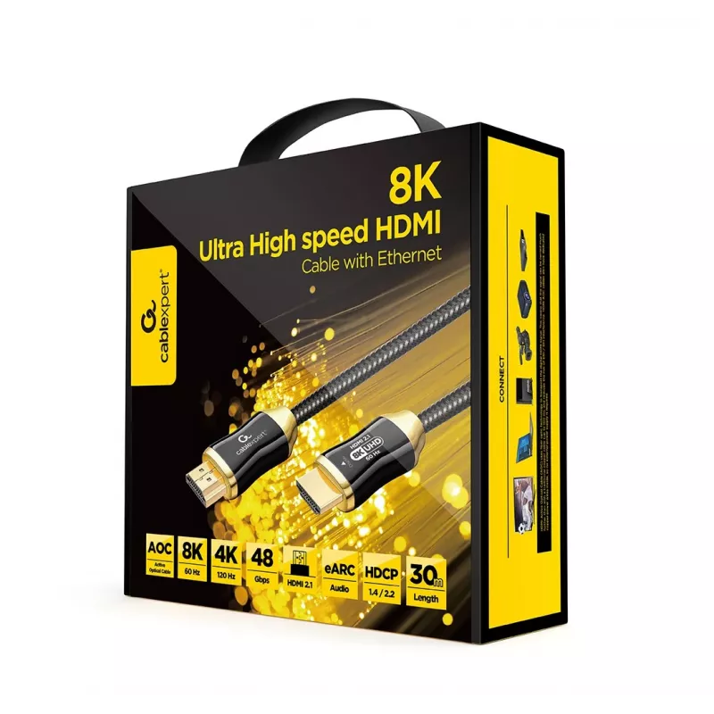 Kabel HDMI Gembird CCBP-HDMI8K-AOC-30M 30 m 48 Gbit/s Czarny