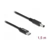 Kabel ładujący do laptopa DeLOCK USB Type-C męski na Dell 4,5 x 3,0 mm męski 1,5 m 20 V