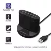 Czytnik kart inteligentnych Qoltec 50632 USB 2.0 Czarny Kabel 1m
