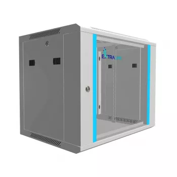Szafa wisząca Extralink 9U 600x450 Szara