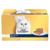 Multipak mokrej karmy dla kota Purina Nestlé Gourmet Gold Mus Mix 48×85 g puszek różne smaki