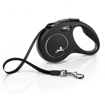 Flexi New CLASSIC 5 m Czarny Dog Retractable lead