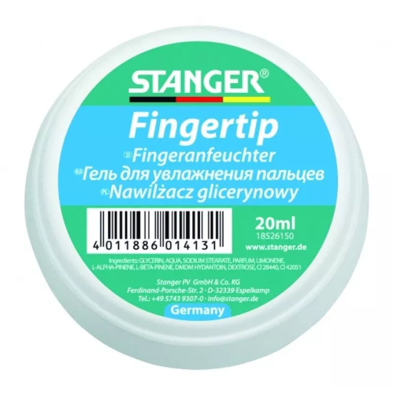 Klej w pisaku Stanger Finger Tip 18526150, 20 ml, aplikator na czubek palca do precyzyjnego klejenia