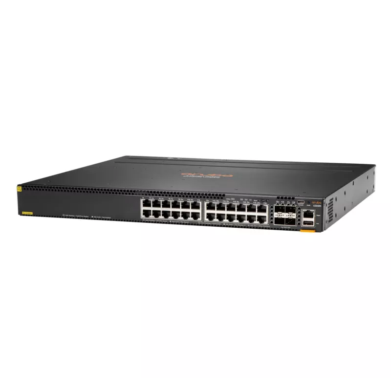 Przełącznik zarządzalny Aruba 6300M 24 porty 1GbE Class 4 PoE i 4 porty SFP56