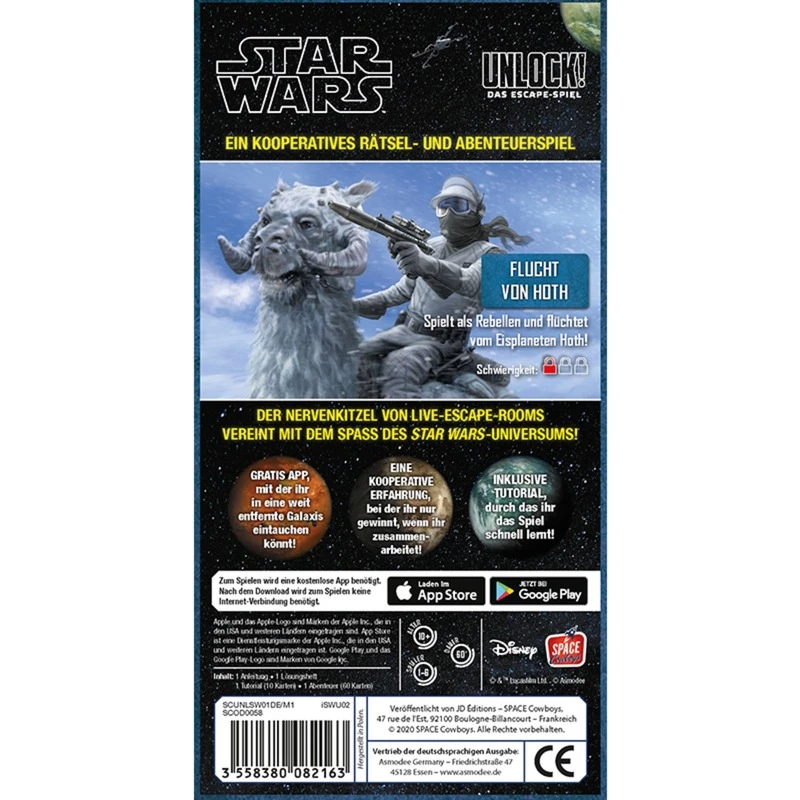 Unlock - Escape from Hoth, gra towarzyska