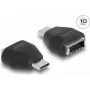 Adapter DeLOCK USB Type-C męski na USB 10 Gb/s Typ-E Key A żeński czarny