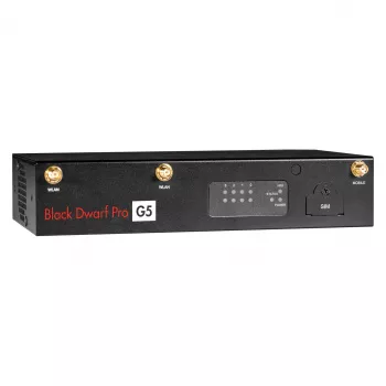 Securepoint Czarny Dwarf Pro G5 VPN jako usługa sprzętowa zapora sieciowa Desktop 2,83 Gbit/s