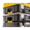 Skrzynka narzędziowa DeWalt DWST83343-1 — aluminium/tworzywo sztuczne, wodoszczelna, pokrywa na zawiasach, zamykana na klucz, 1 komora, 440×333×323 mm