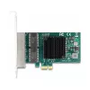 DeLOCK PCI Express x1 Card to 4 x RJ45 Gigabit LAN BCM