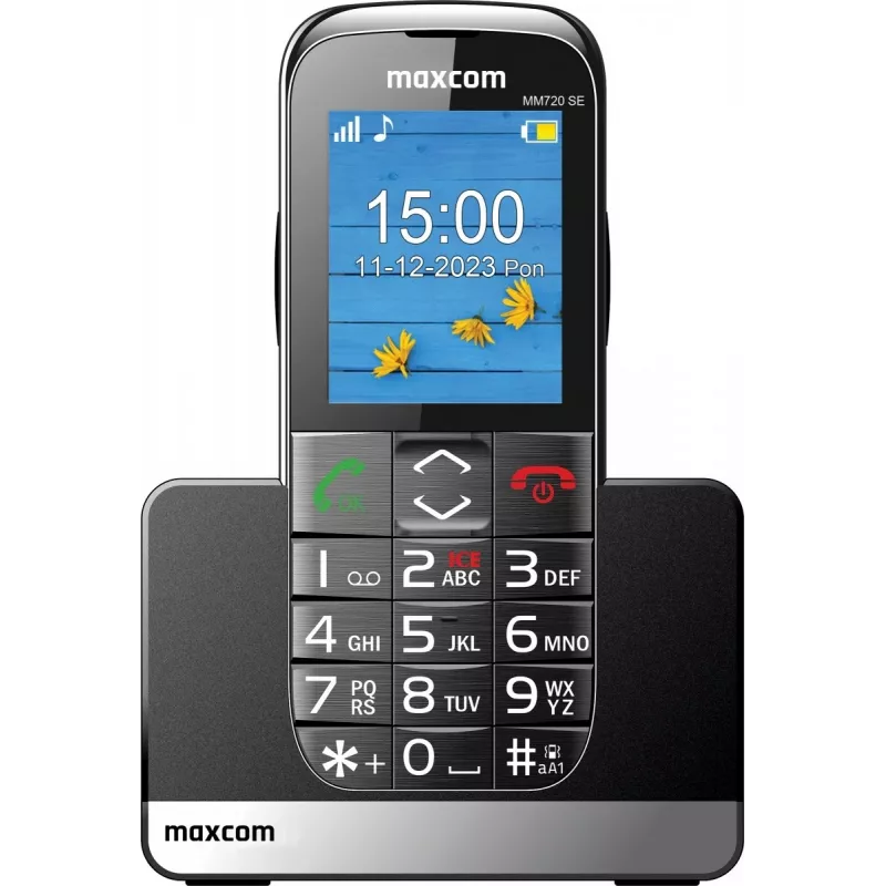 Telefon komórkowy MaxCom MM 720 SE, wyświetlacz 2,4 cala