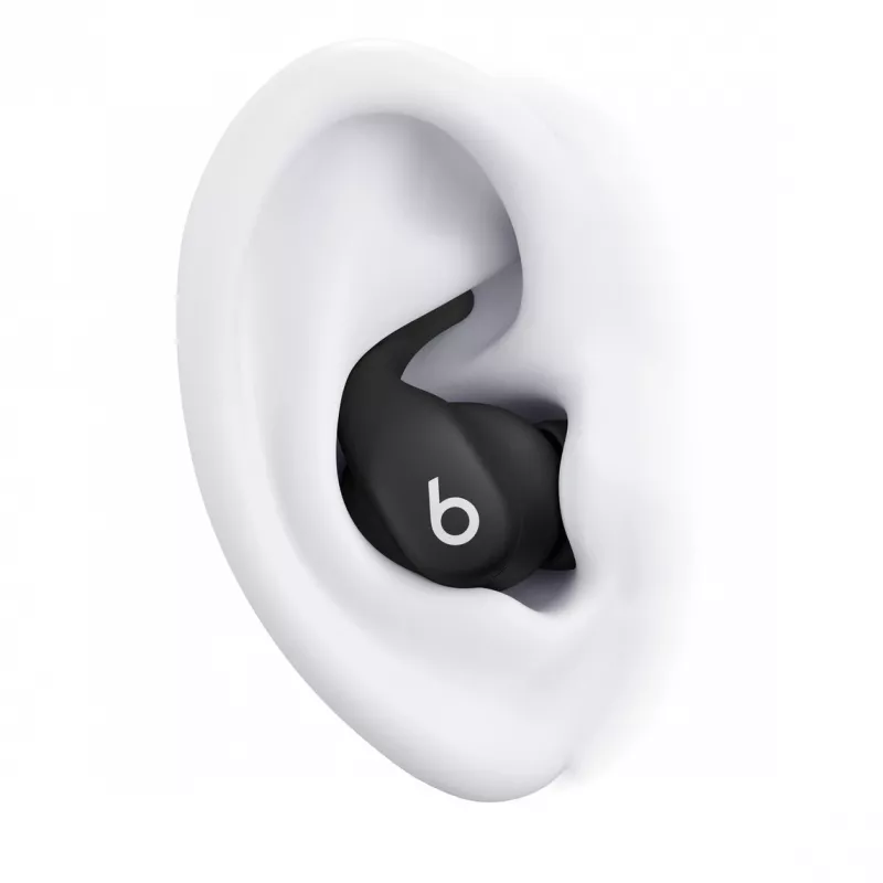 Bezprzewodowe słuchawki douszne Apple Powerbeats Fit — wodoodporność IPX4, ANC, Bluetooth klasy 1, 7 godz. odtwarzania (30 godz. z etui), sterowanie dotykowe, czarne