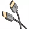 Plus Slim High-Speed-HDMI-Kabel mit Ethernet, 8K @ 60Hz grau, 2 Meter
