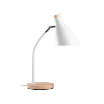 Lampa stołowa Borland TRAOSW47235 biała — oświetlenie biurka, kompaktowa konstrukcja