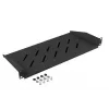 Lanberg AK-1014-B Półka 19 cali 1U 483x220 mm, 25 kg, czarna